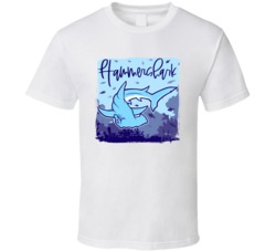 Hammershark Cannabis Ganja Marijuana Strain Smoking Fan Worn Look T Sh