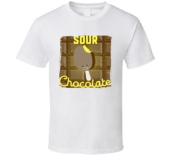 Sour Chocolate Cannabis Ganja Marijuana Strain Smoking Fan Worn Look T