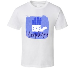Honduras Cannabis Ganja Marijuana Strain Smoking Fan Worn Look T Shirt