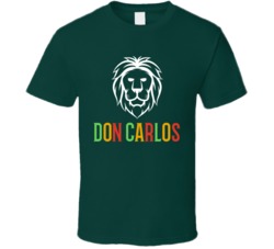 Don Carlos Cannabis Ganja Marijuana Strain Smoking Fan T Shirt