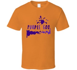 Purple Goo Cannabis Ganja Marijuana Strain Smoking Fan T Shirt