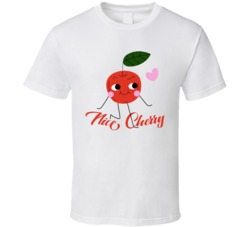 Nice Cherry Cannabis Ganja Marijuana Strain Smoking Fan T Shirt