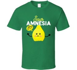 Sour Amnesia Cannabis Ganja Marijuana Strain Smoking Fan T Shirt