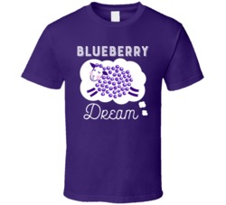 Blueberry Dream Cannabis Ganja Marijuana Strain Smoking Fan T Shirt