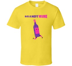 Brandywine Cannabis Ganja Marijuana Strain Smoking Fan Worn Look T Shi