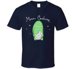Moon Cookies Cannabis Ganja Marijuana Strain Smoking Fan T Shirt