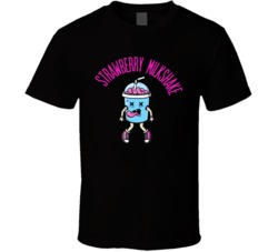 Strawberry Milkshake Cannabis Ganja Marijuana Strain Smoking Fan T Shi