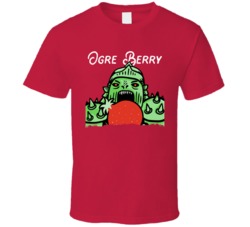 Ogre Berry Cannabis Ganja Marijuana Strain Smoking Fan T Shirt