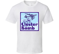Cluster Bomb Cannabis Ganja Marijuana Strain Smoking Fan T Shirt