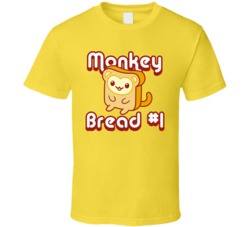 Monkey Bread 1 Cannabis Ganja Marijuana Strain Smoking Fan T Shirt