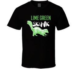 Lime Green Skunk Cannabis Ganja Marijuana Strain Smoking Fan Worn Look