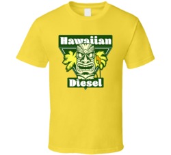 Hawaiian Diesel Cannabis Ganja Marijuana Strain Smoking Fan T Shirt