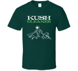 Kush Cleaner Cannabis Ganja Marijuana Strain Smoking Fan T Shirt