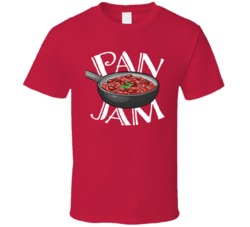 Pan Jam Cannabis Ganja Marijuana Strain Smoking Fan T Shirt