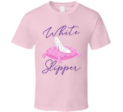White Slipper Cannabis Ganja Marijuana Strain Smoking Fan T Shirt