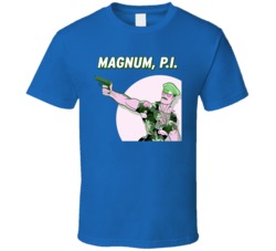 Magnum Pi Cannabis Ganja Marijuana Strain Smoking Fan T Shirt