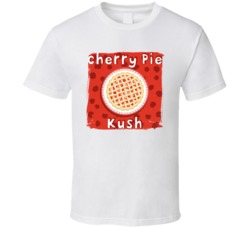 Cherry Pie Kush Cannabis Ganja Marijuana Strain Smoking Fan Worn Look 