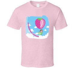 Strawberry Dream Cannabis Ganja Marijuana Strain Smoking Fan Worn Look