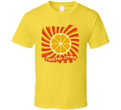 Twisted Citrus Cannabis Ganja Marijuana Strain Smoking Fan Worn Look T