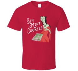 Sin Mint Cookies Cannabis Ganja Marijuana Strain Smoking Fan Worn Look
