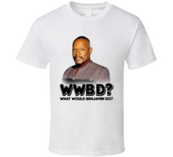 Wwbd What Would Benjamin Sisko Do Star Trek Tv Show Dad T Shirt
