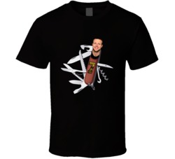 Tayson Hill Swiss Army Knife New Orleans Football Sports Fan T Shirt