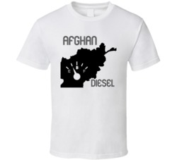 Afghan Diesel Cannabis Ganja Marijuana Strain Smoking Fan T Shirt