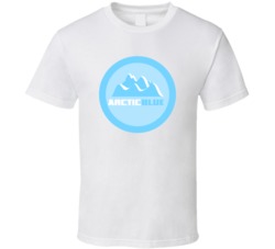 Arctic Blue Cannabis Ganja Marijuana Strain Smoking Fan T Shirt