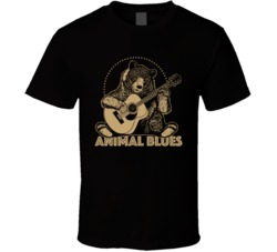 Animal Blues Cannabis Ganja Marijuana Strain Smoking Fan T Shirt