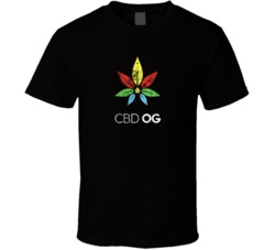 Cbd Og Cannabis Ganja Marijuana Strain Smoking Fan Worn Look T Shirt