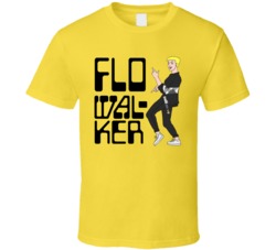 Flo Walker Cannabis Ganja Marijuana Strain Smoking Fan T Shirt