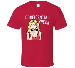 Confidential Wreck Cannabis Ganja Marijuana Strain Smoking Fan T Shirt