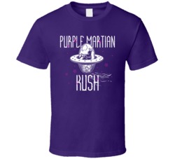 Purple Martian Cannabis Ganja Marijuana Strain Smoking Fan T Shirt
