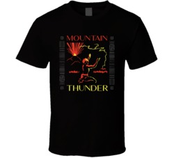 Mountain Thunder Cannabis Ganja Marijuana Strain Smoking Fan T Shirt