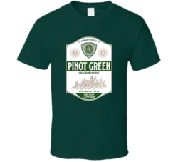 Pinot Green Cannabis Ganja Marijuana Strain Smoking Fan T Shirt