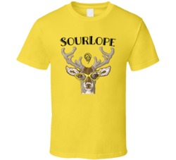 Sourlope Cannabis Ganja Marijuana Strain Smoking Fan T Shirt