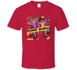 Dance World Cannabis Ganja Marijuana Strain Smoking Fan Worn Look T Sh
