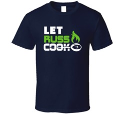 Let Russ Cook Russell Wilson Seattle Football Fan T Shirt