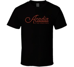 Acadia Portland Oregon Top Restaurants Food Fan Lover Foodie T Shirt