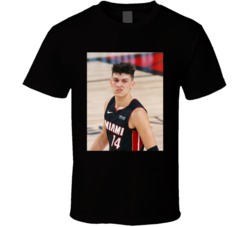 Tyler Herro Mean Mug Snarl Miami Basketball Fan T Shirt