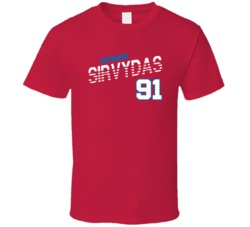 Deividas Sirvydas 91 Favorite Player Detroit Basketball Fan T Shirt