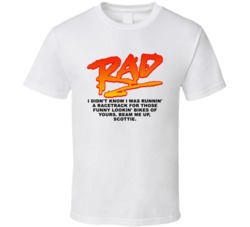 Beam Me Up Scottie Rad Movie Quotes Fan T Shirt