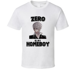 Zero Is My Homeboy Vampire Knight Anime T Shirt