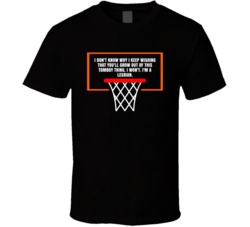 I'm A Lesbian Hoop And Backboard Love And Basketball Movie Quotes T Sh