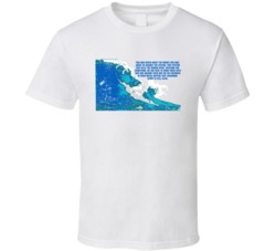 This Was Never About The Money Waves Point Break Movie Quotes T Shirt