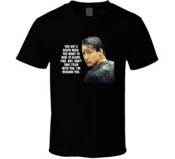You Got A Death Wish Johnny Utah Point Break Movie Quotes T Shirt