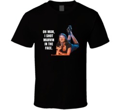 Oh Man I Shot Marvin In The Face Mia Wallace Pulp Fiction Movie Quotes