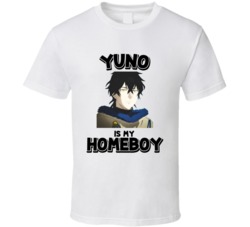 Yuno Is My Homeboy Black Clover Anime Character T Shirt