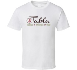 Tabla Indian Restaurant Popular Orlando Restaurant T Shirt