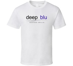 Deep Blu Seafood Grille Popular Orlando Restaurant T Shirt